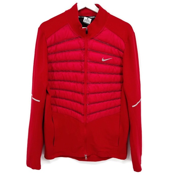 Nike | Jackets & Coats | Nike Aeroloft Hybrid Down Running Jacket | Poshmark